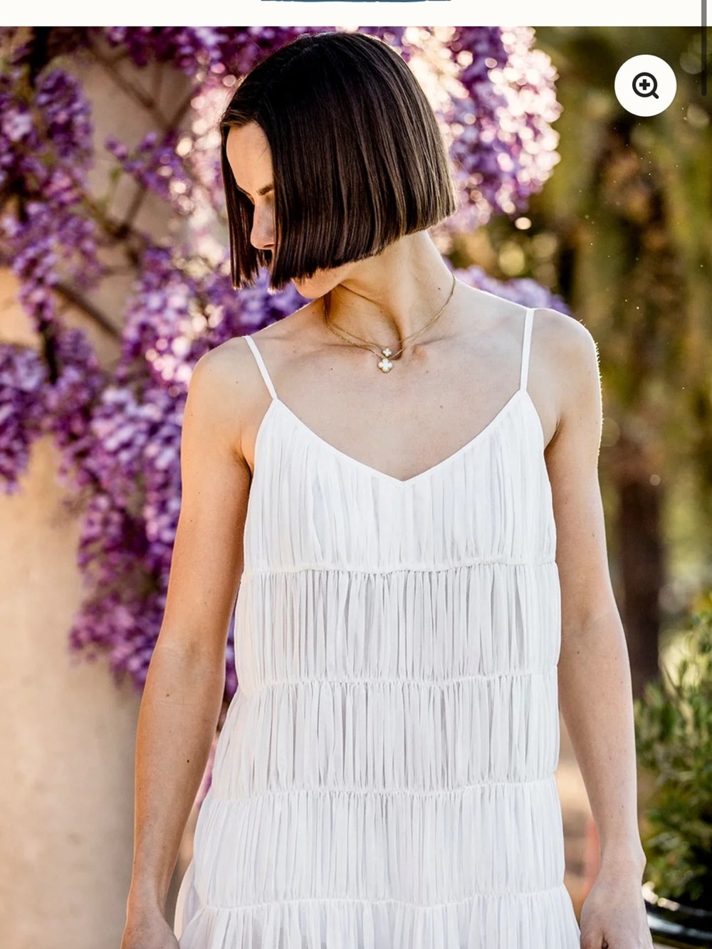 Maison Marigold White NWT Sanibel Sleeveless Maxi Dress